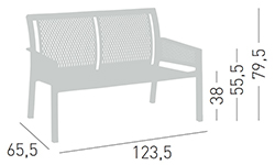 Minush Sofa dimensions