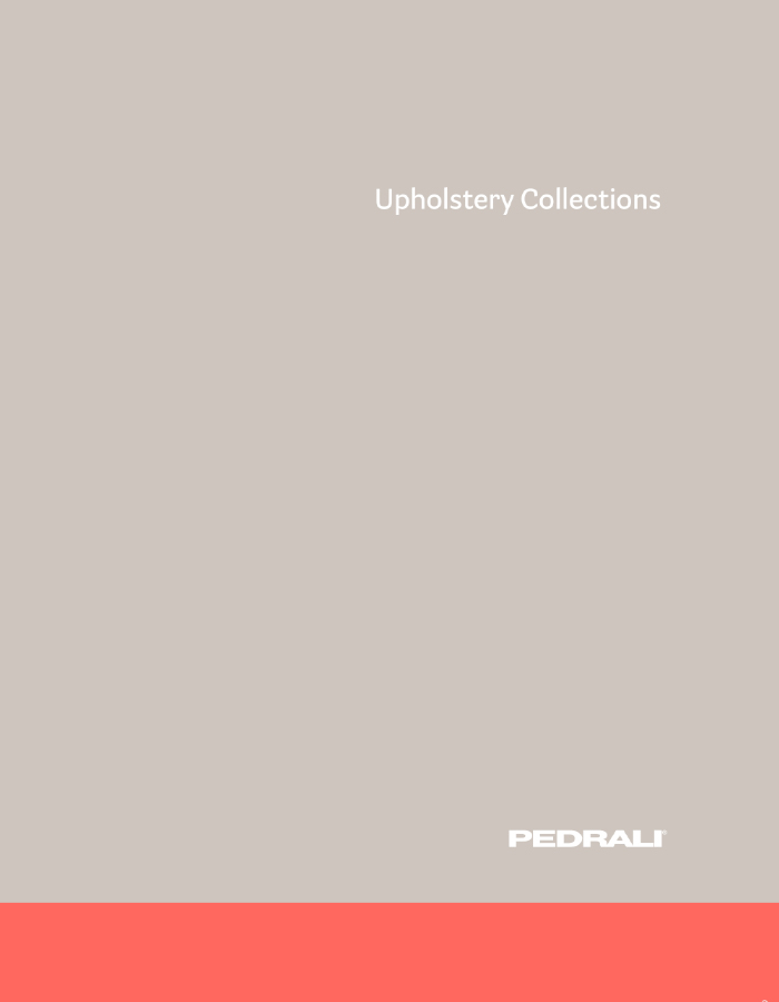 Katalog Pedrali Upholstery